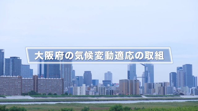 動画：大阪府の気候変動適応の取組（全体版）
