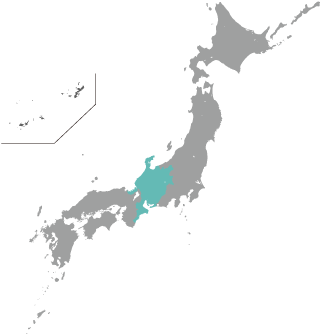 中部地域地図