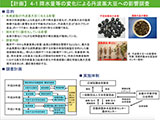 4-1　降水量等の変化による丹波黒大豆への影響調査