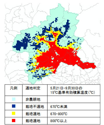 群馬県における「涼風」と イタリアンライグラスの年３回刈り栽培導入適地