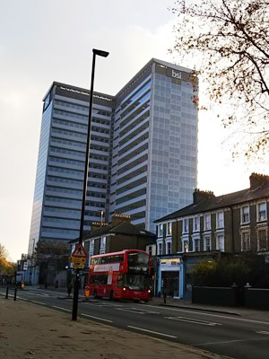 ロンドンの街並み