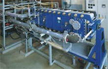 電気透析浄化システムの外観