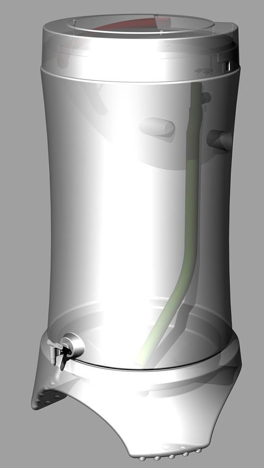 新型の雨水タンク「Rain Harvest」のイメージ図