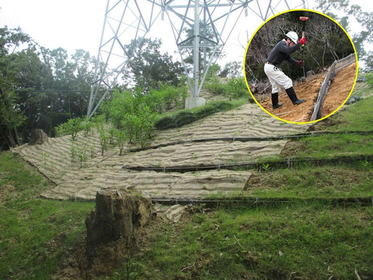 Steel soil retention