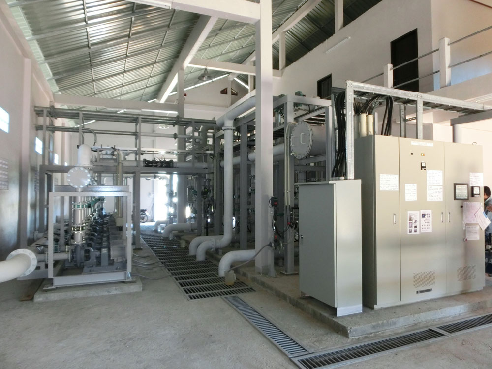 High turbidity raw water purification system