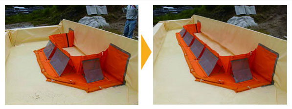 Possible to accommodate wide openings without blocking doors