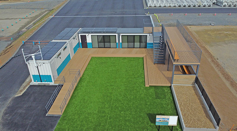 N3 N-CUBE (modular type) adopted as a flood control center