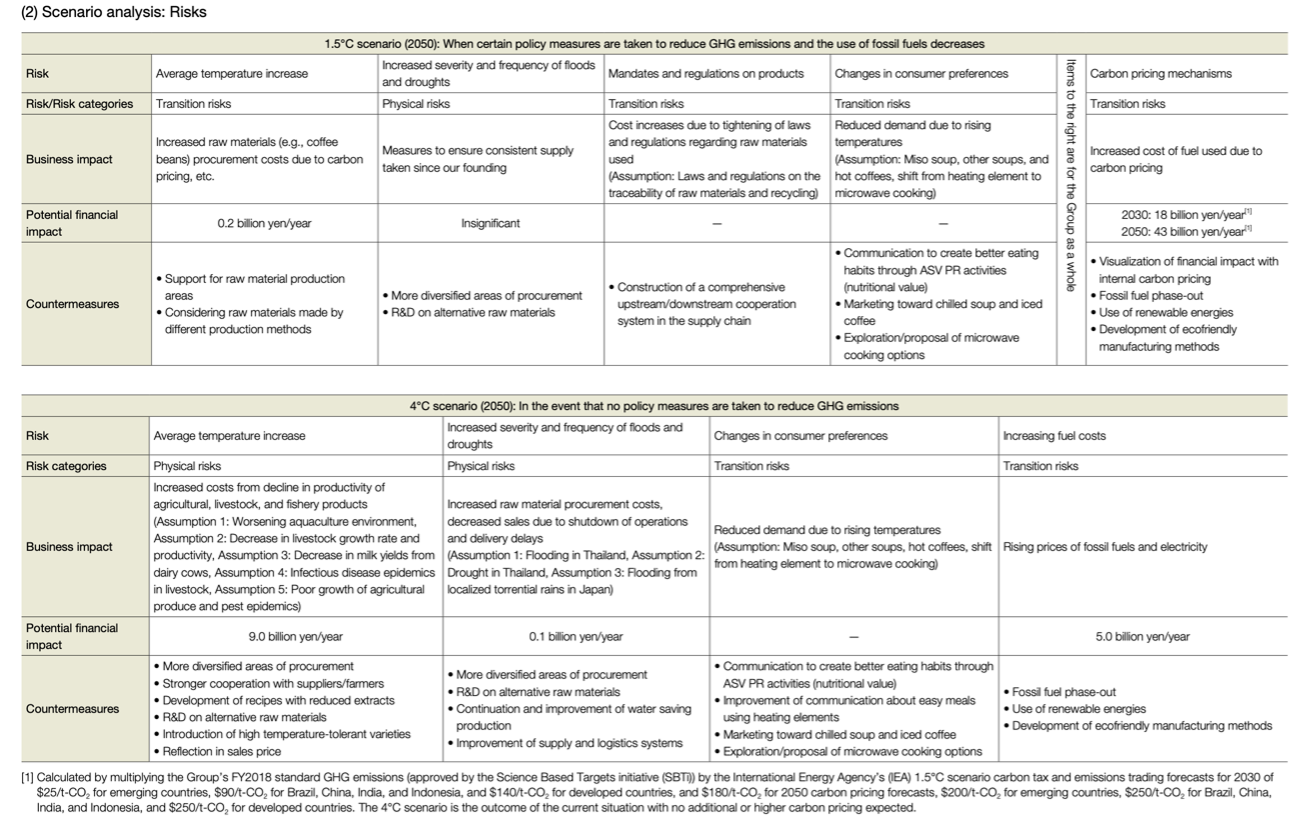 Scenario Analysis: Risks