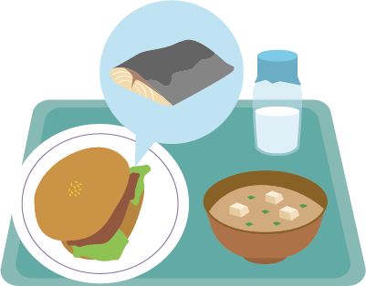 学校給食での提供