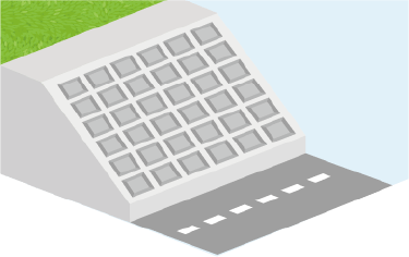 道路法面の固定