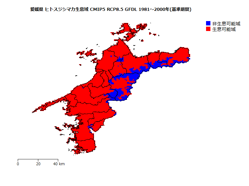 RCP8.5 地図