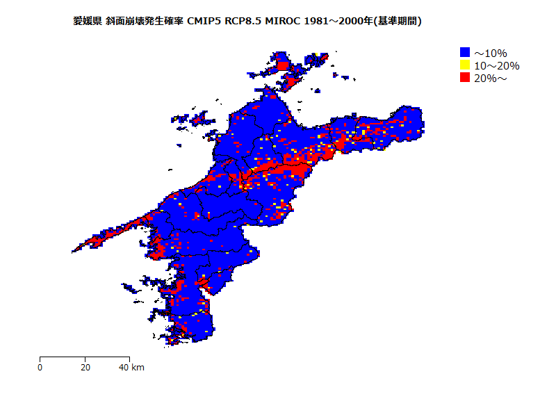 RCP8.5 地図