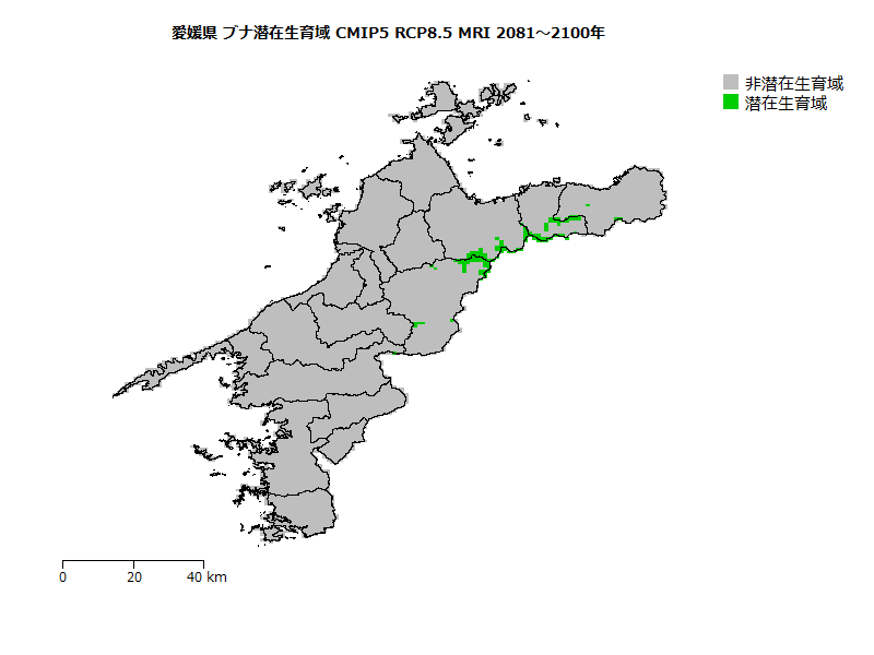 RCP8.5 地図