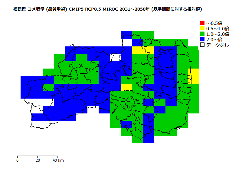 RCP8.5 地図