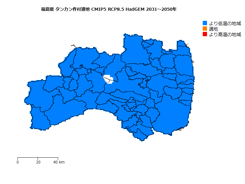 RCP8.5 地図