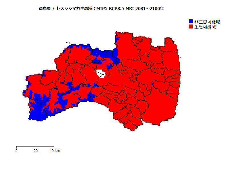 RCP8.5 地図