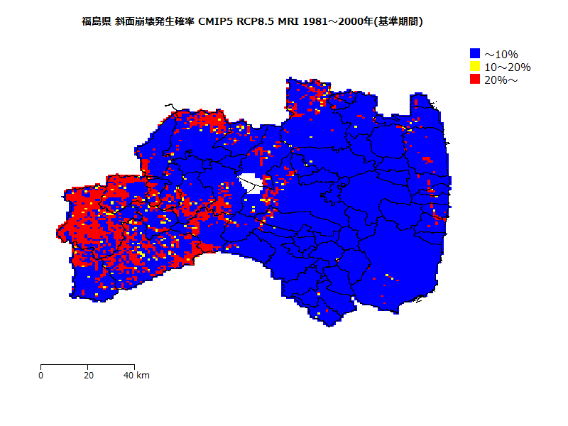 RCP8.5 地図