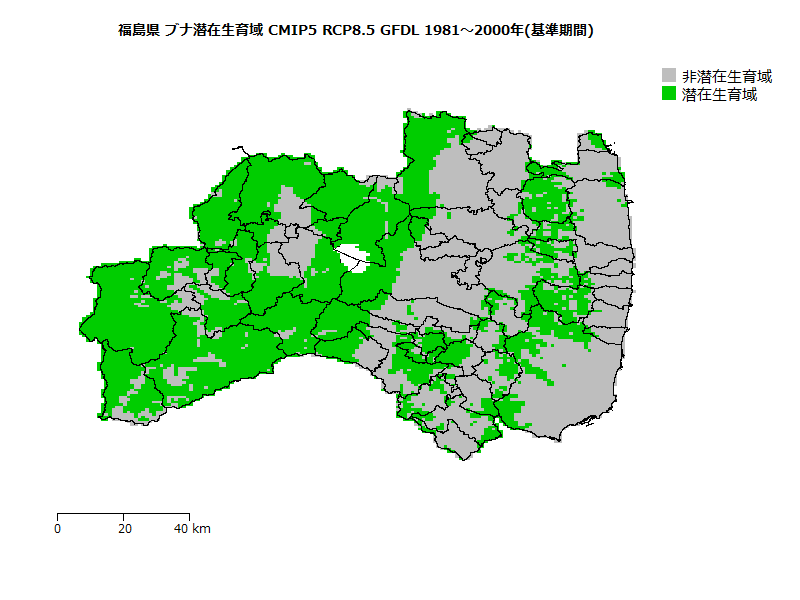 RCP8.5 地図