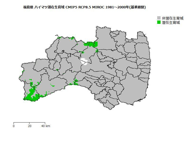 RCP8.5 地図
