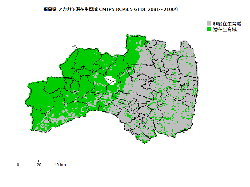 RCP8.5 地図