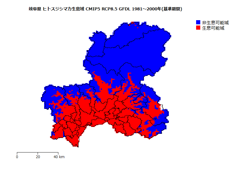 RCP8.5 地図