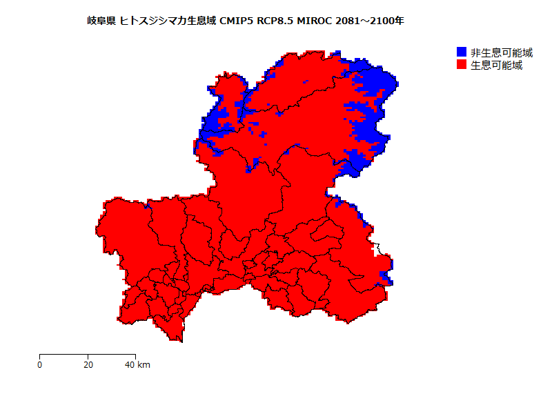 RCP8.5 地図