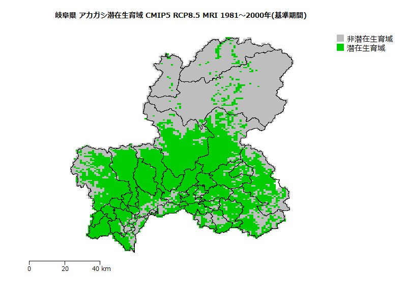 RCP8.5 地図