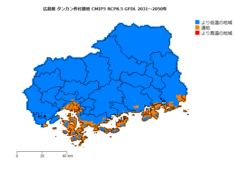 RCP8.5 地図