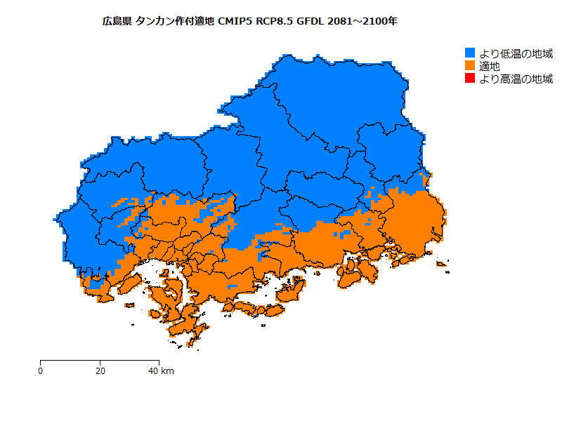 RCP8.5 地図