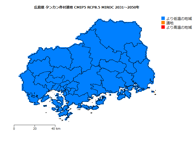 RCP8.5 地図