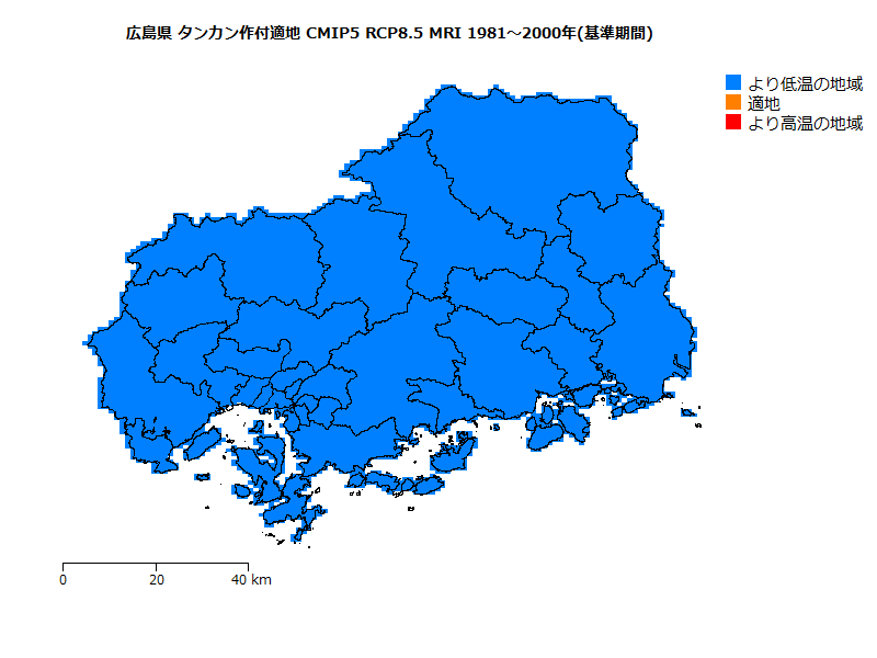 RCP8.5 地図