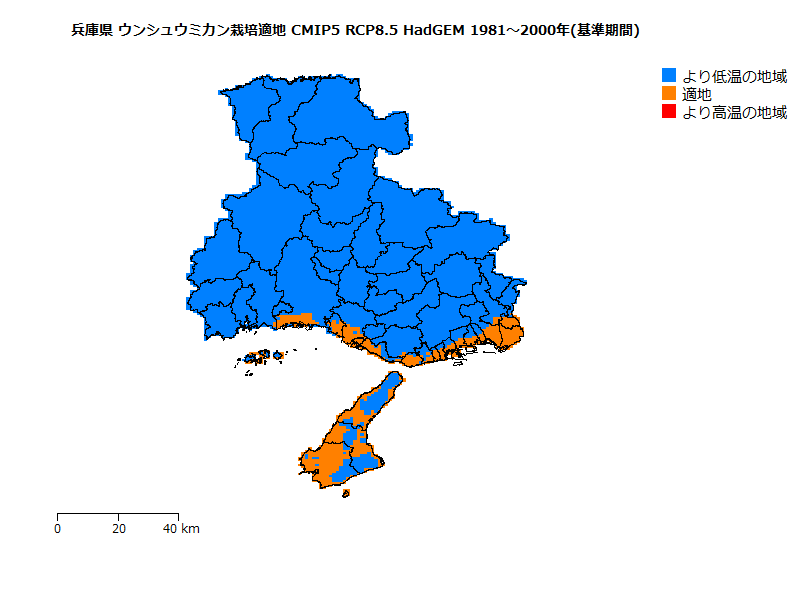 RCP8.5 地図