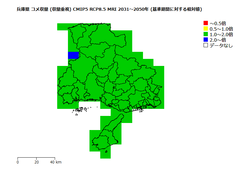 RCP8.5 地図