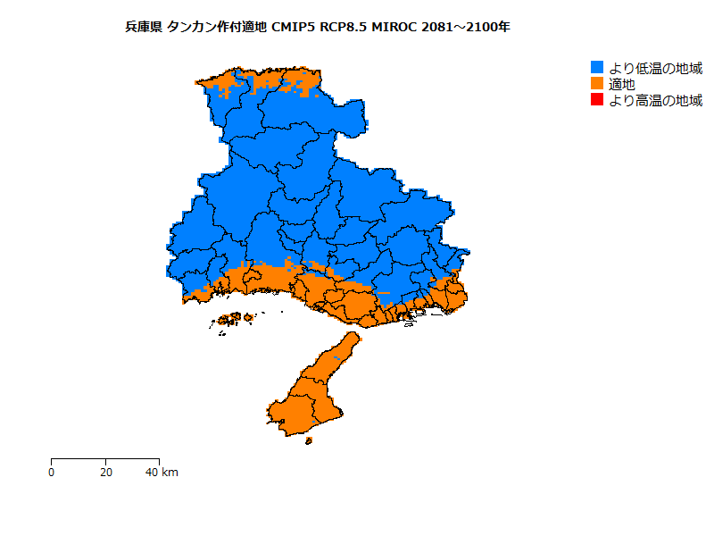 RCP8.5 地図