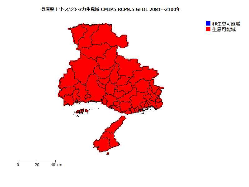 RCP8.5 地図