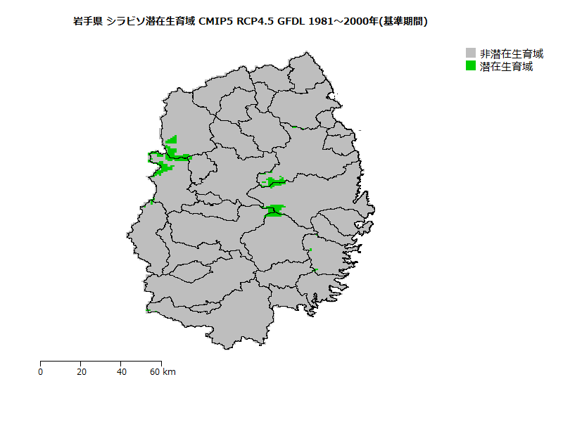 RCP4.5 地図
