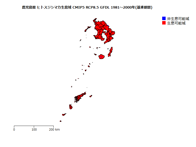 RCP8.5 地図
