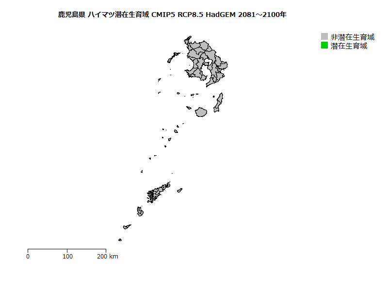 RCP8.5 地図
