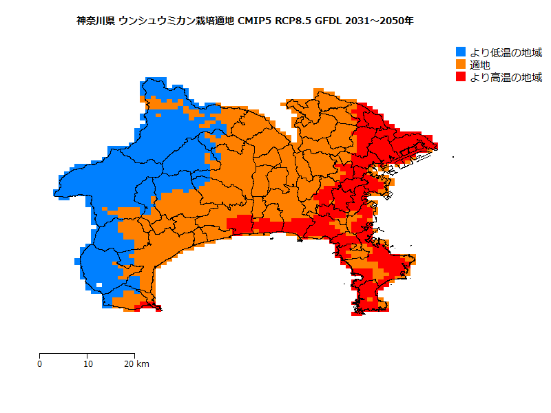 RCP8.5 地図