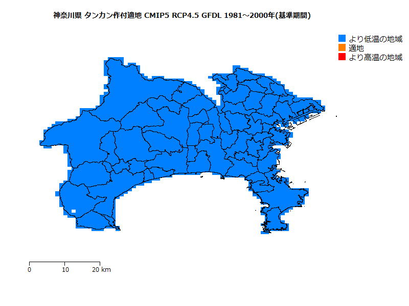 RCP4.5 地図