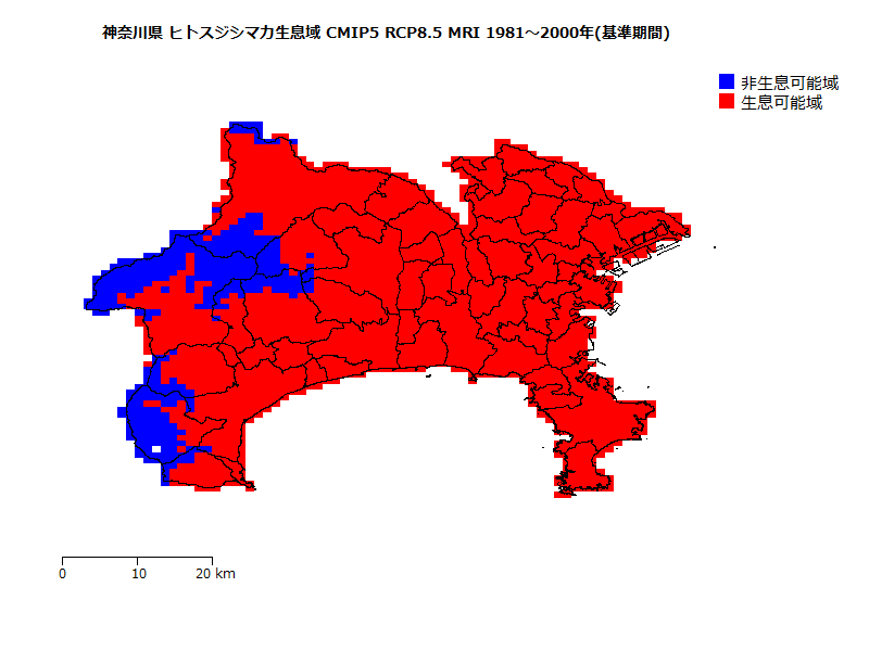 RCP8.5 地図