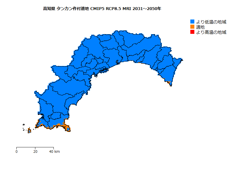 RCP8.5 地図
