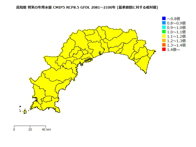 RCP8.5 地図