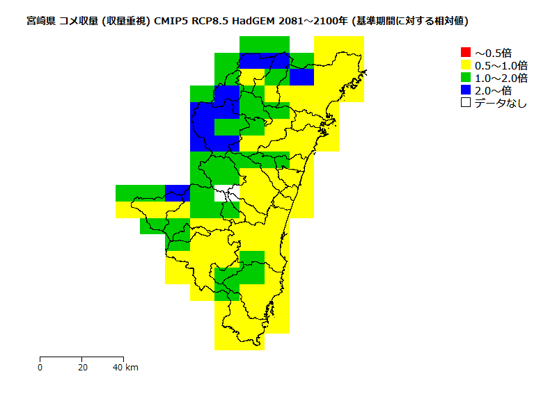 RCP8.5 地図