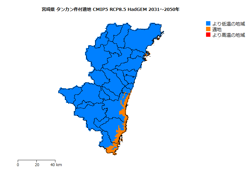 RCP8.5 地図