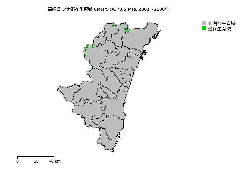 RCP8.5 地図