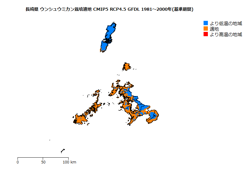 RCP4.5 地図