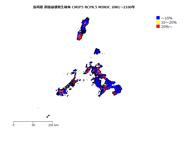 RCP8.5 地図