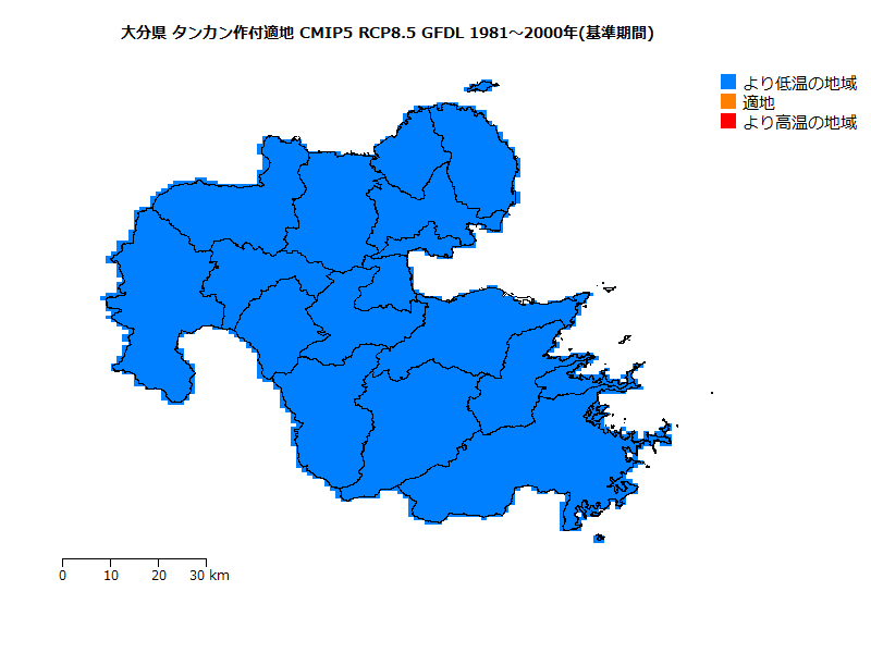RCP8.5 地図