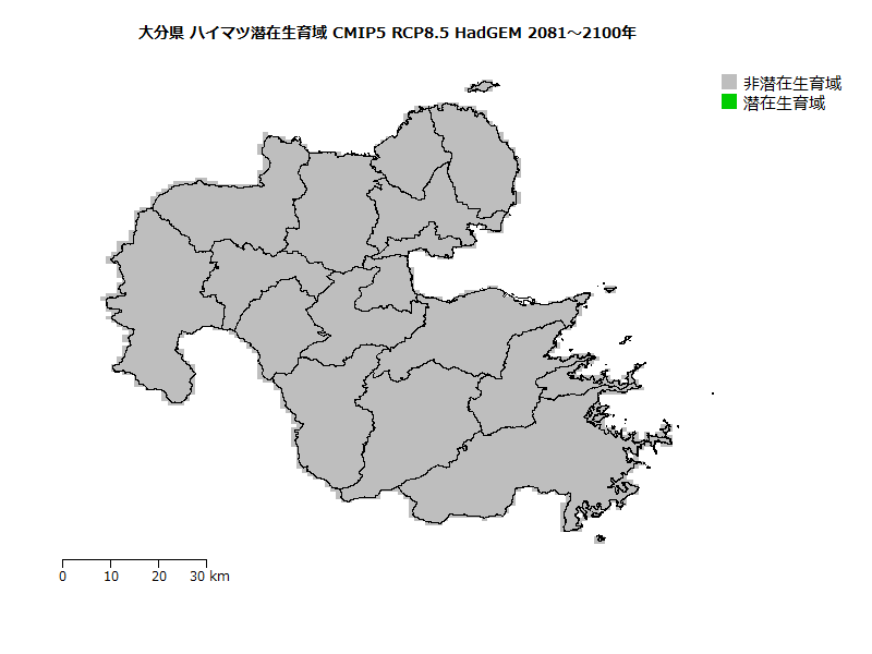 RCP8.5 地図